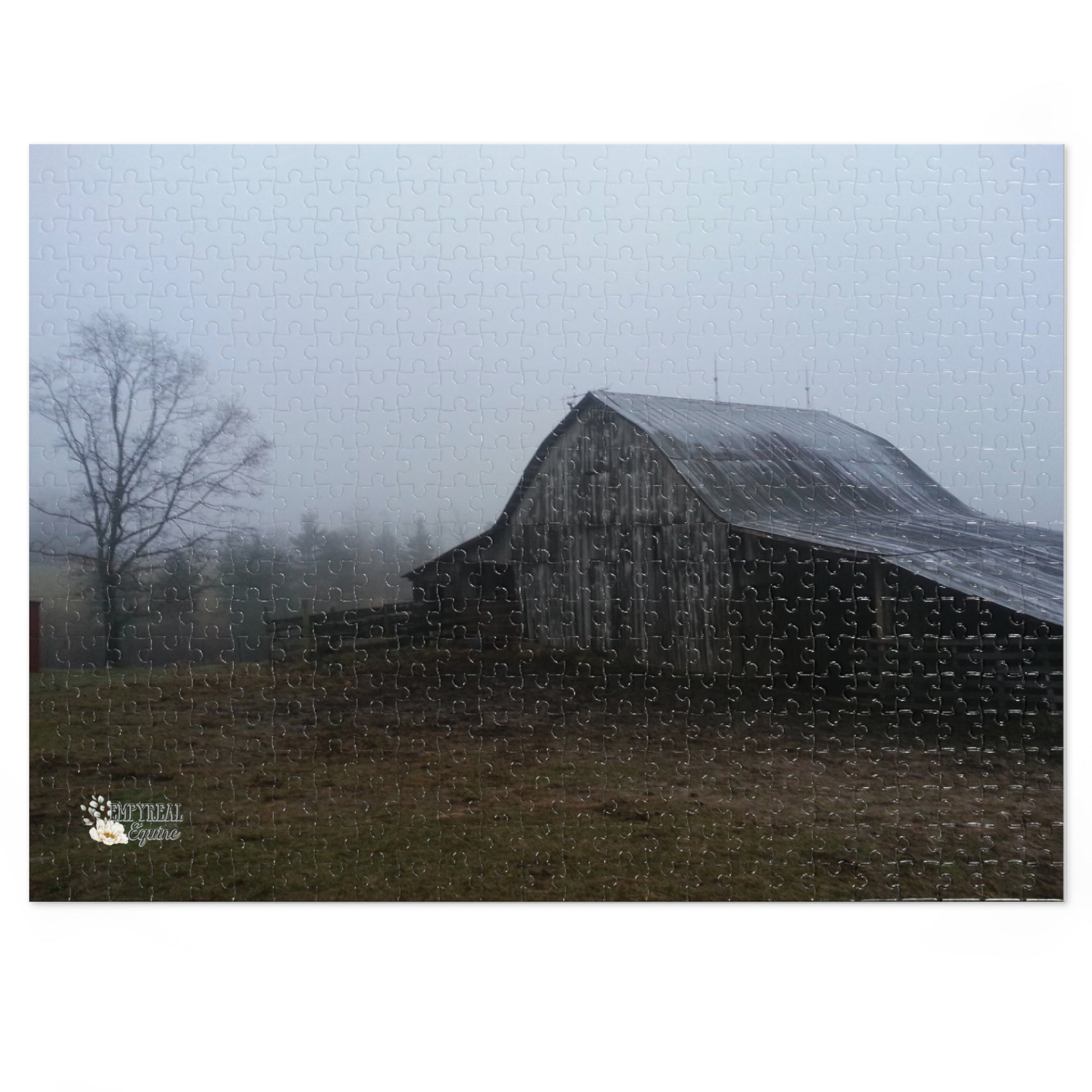 Rustic Barn Jigsaw Puzzle, Farm Themed Puzzle, Tin Box Puzzle, Family Game Night Puzzle, Relaxing Puzzle Gift