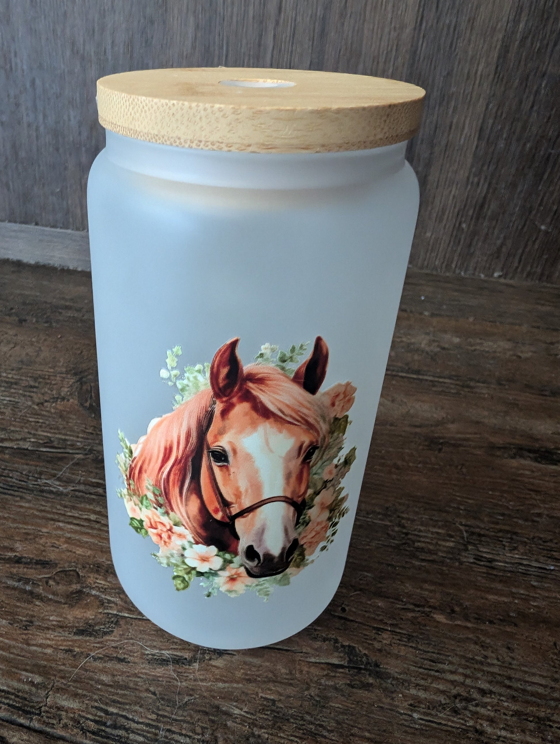 Glass Cup - Horses Keep Me Stable