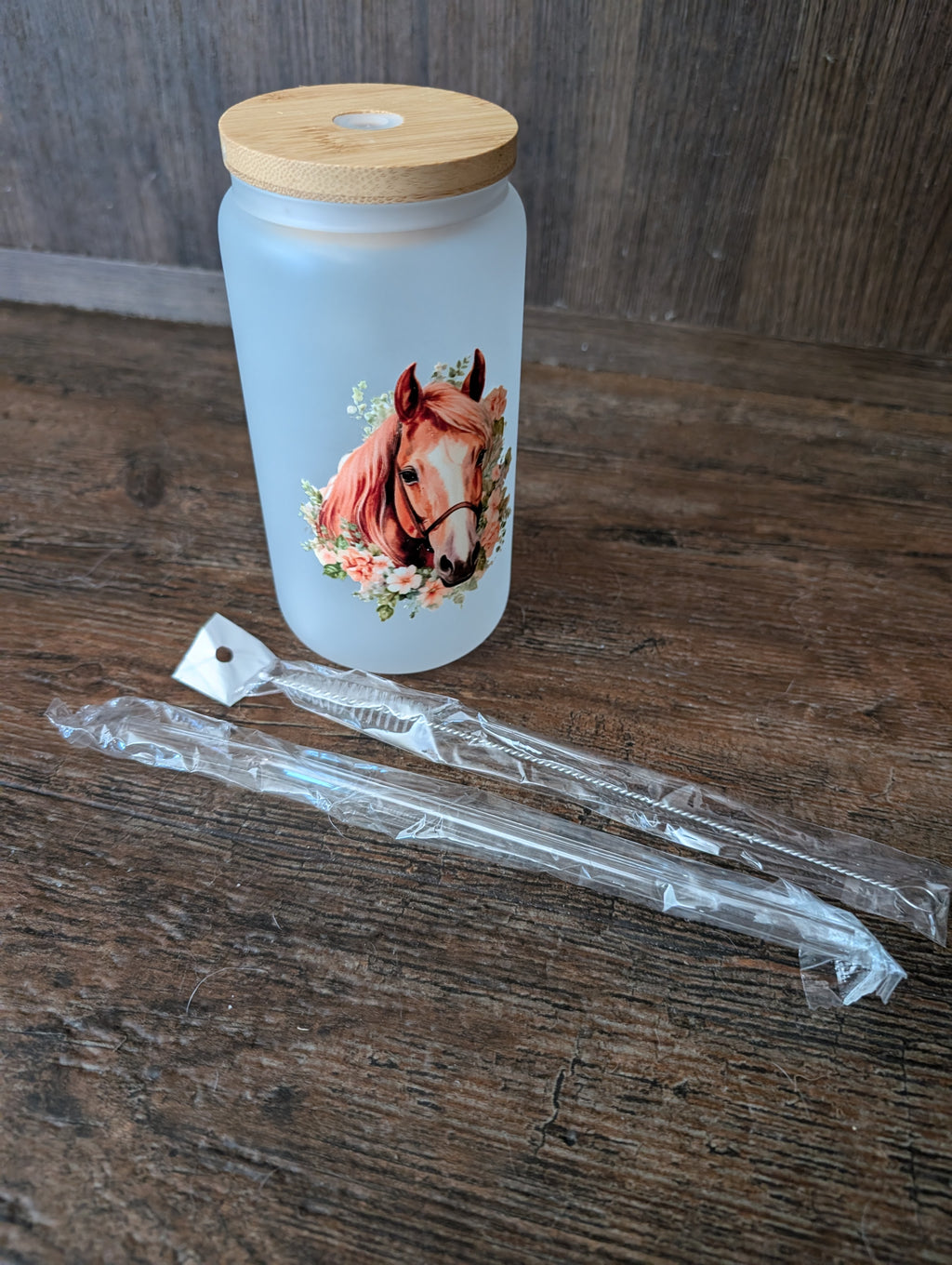 Glass Cup - Horses Keep Me Stable