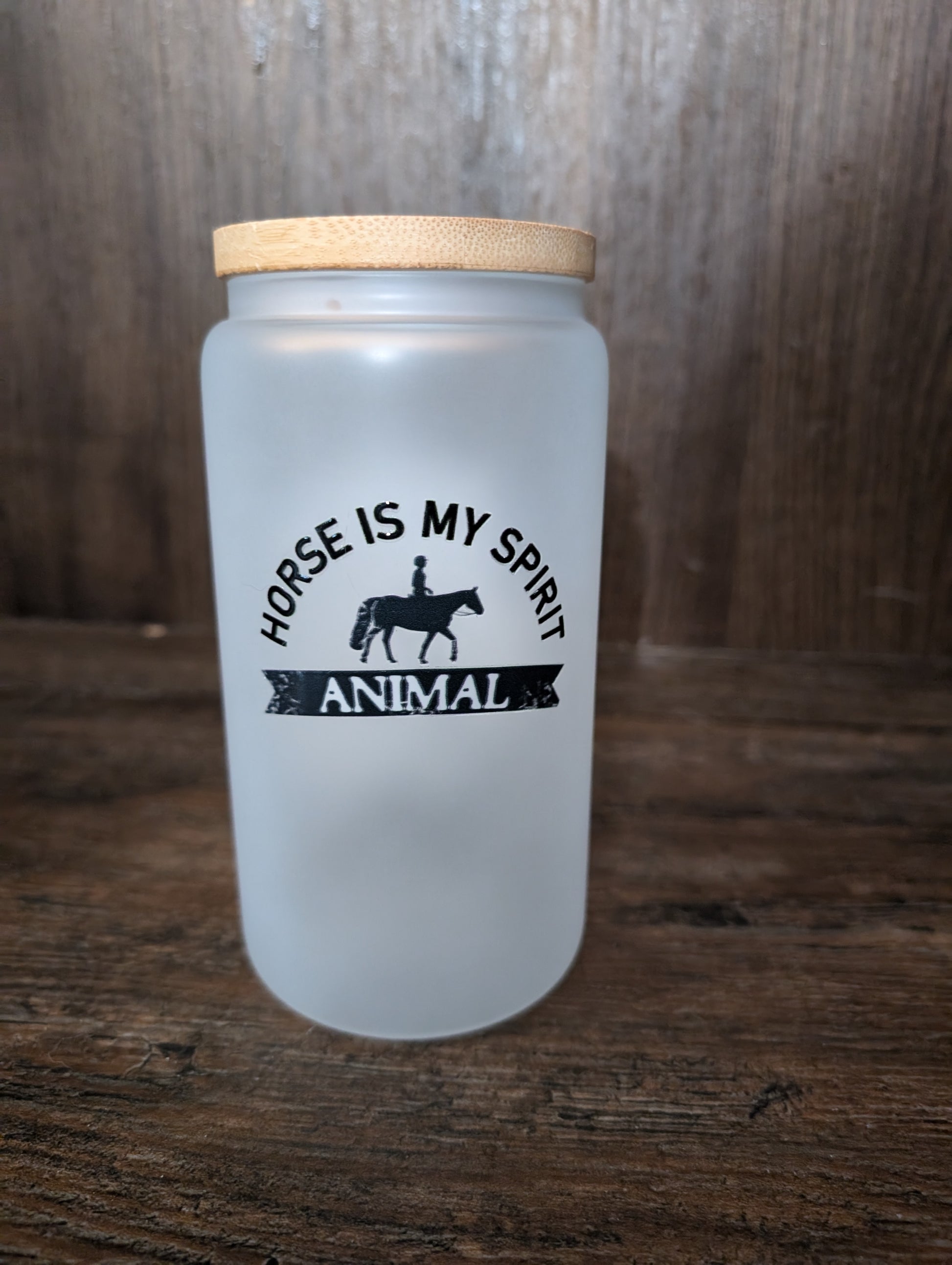 Glass Cup - Spirit Animal